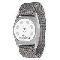 Reliefband New Sport Anti-Nausea Wristband | Waterproof | Nausea & Vomiting Relief for Motion Sickness, & Morning Sickness | Drug & Side Effect Free, Long Lasting, Fast-Acting (Grey)