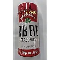 Meehan's Rib Eye Seasoning, 15 Oz Jar, 2 Pack