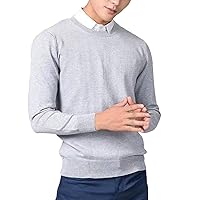 Autumn and Winter Cashmere Sweater Men's Pullover Round Neck Soft and Warm Pullover Knitted Sweater