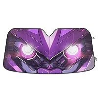 Pink Eyes of Purple Mecha Automotive Interior Sun Protection Collapsible Reflective Windshield winshield Protector de sol para carro