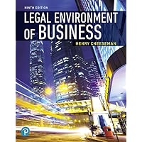 Legal Environment of Business -- MyLab Business Law with Pearson eText Access Code
