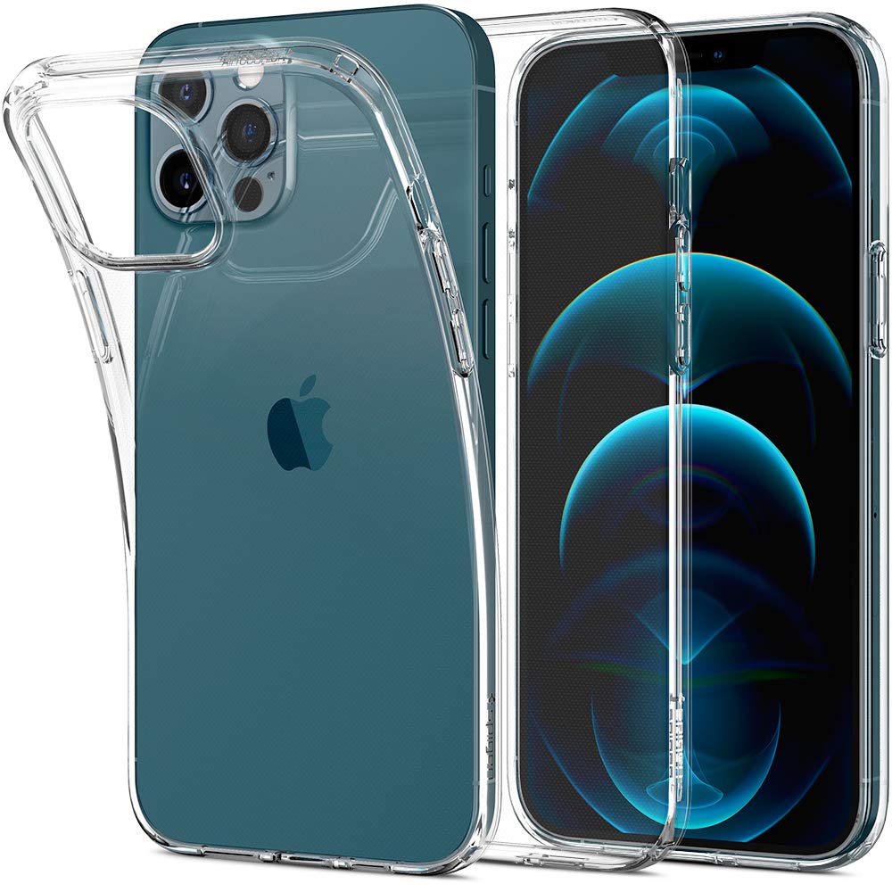 Spigen Liquid Crystal Designed for iPhone 12 Pro Max Case (2020). - Crystal Clear