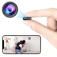 Spy Camera Hidden Camera WiFi,Smallest HD Mini Spy Cam for Home Security Easy to Use Wireless Indoor Surveillance with Motion Detection Night Vision