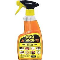 Goo Gone Adhesive Remover Original Spray Gel - Removes Chewing Gum, Grease, Tar, Stickers, Labels, Tape Residue, Oil, Blood, Lipstick, Mascara, Shoe Polish, Crayon - 12 Ounce