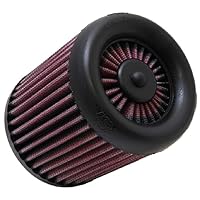 K&N Universal X-Stream Clamp-On Air Filter: High Performance, Premium, Replacement Filter: Flange Diameter: 2.4375 In, Filter Height: 4.75 In, Flange Length: 0.75 In, Shape: Round, RX-4040-1