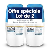 Etiaxil Anti-Perspirant Deodorant 48H Roll-on 2 x 50ml by Etiaxil