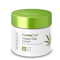 Cannacell Happy Day Cream, Face Moisturizer with Nourishing Hemp Stem Cell Formula for Restored & Glowing Skin, Face Cream for Women & Men, 1.7 fl oz