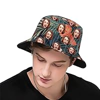 Custom Bucket Hat for Women Men Design Your Photo Personalized Summer Sun Hat Baseball Cap Unisex Summer Beach Cap Travel