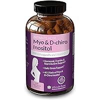 Myo-Inositol & D-Chiro Inositol 40:1 Blend + Vitamin D3 + Ashwagandha - Vegan Capsule - Hormone Balance & Healthy Ovarian Support for Women - 100% All-Natural PCOS Supplement - Made in USA