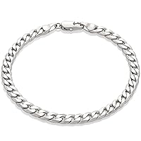 Amazon Essentials Sterling Curb Chain Bracelet