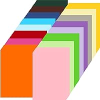 Thenshop 480 Pcs Cardstock Paper 16 Assorted Color 250gsm 8.3 x 11.6 A4 Cardstock Thick Double Sided Printed Colored Paper Craft Paper for DIY Art Craft Scrapbooking Making School Party