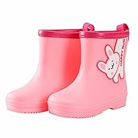Cute Rabbit Cartoon Character Rain Shoes Children's Rain Shoes Boys And Girls Water Shoes Baby Name Brand Infant Shoes
