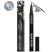 Liquid Eyeliner Waterproof “Precise” Pen, Satin Black. For Mother's Day Gift. Stay All Day, Smudge Proof, Quick Dry. 3x More Liquid 0.070Fl.oz, (Mom's Choice Award®)