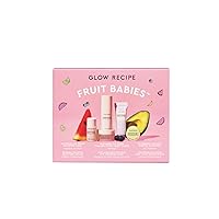 Fruit Babies Kit - 5-Piece Skin Care Gift Set - Avocado Retinol Eye Cream (5ml), Watermelon Sleep Mask (10ml), Blueberry Bounce Cleanser (7ml) + Pink Juice Moisturizer (10ml) - Travel-Size