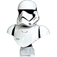 Diamond Select Toys Star Wars: The Force Awakens: First Order Trooper Legends in 3-Dimensions 1:2 Scale Bust, Multicolor