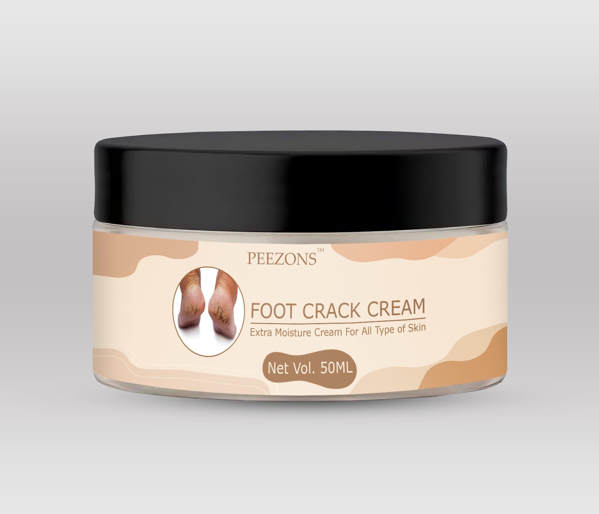 PEEZONS Foot Crack Cream Extra Moisture For All Type Of Skin - 50 ML (Pack Of 1)