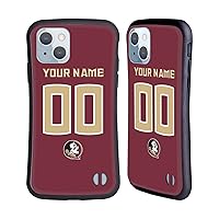 Head Case Designs Officially Licensed Custom Customized Personalized Florida State University FSU Football 1 Hybrid Case Compatible with Apple iPhone 14
