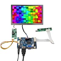 VSDISPLAY 7 Inch 800x480 LCD Screen 1000 Nits High Brightness HSD070GDW6 Display with HD-MI VGA AV LCD Controller Board VS-TY2662-V1