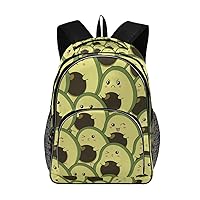 ALAZA Different Cute Avocados Teens Elementary School Bag Casual Daypack Book Bags Travel Knapsack Bags