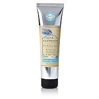 A LA MAISON Fresh Sea Salt Lotion for Dry Skin - Natural Hand and Body Lotion (1 Pack, 8 oz Bottle)