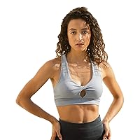 Light & Comfy Twist Cutout Sports Bras for Women Impact Yoga Workout Bra- Running Gym Activewear