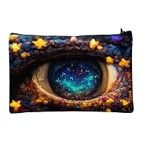 Milky Way Makeup Bag - Eye Cosmetic Bag - Art Makeup Pouch
