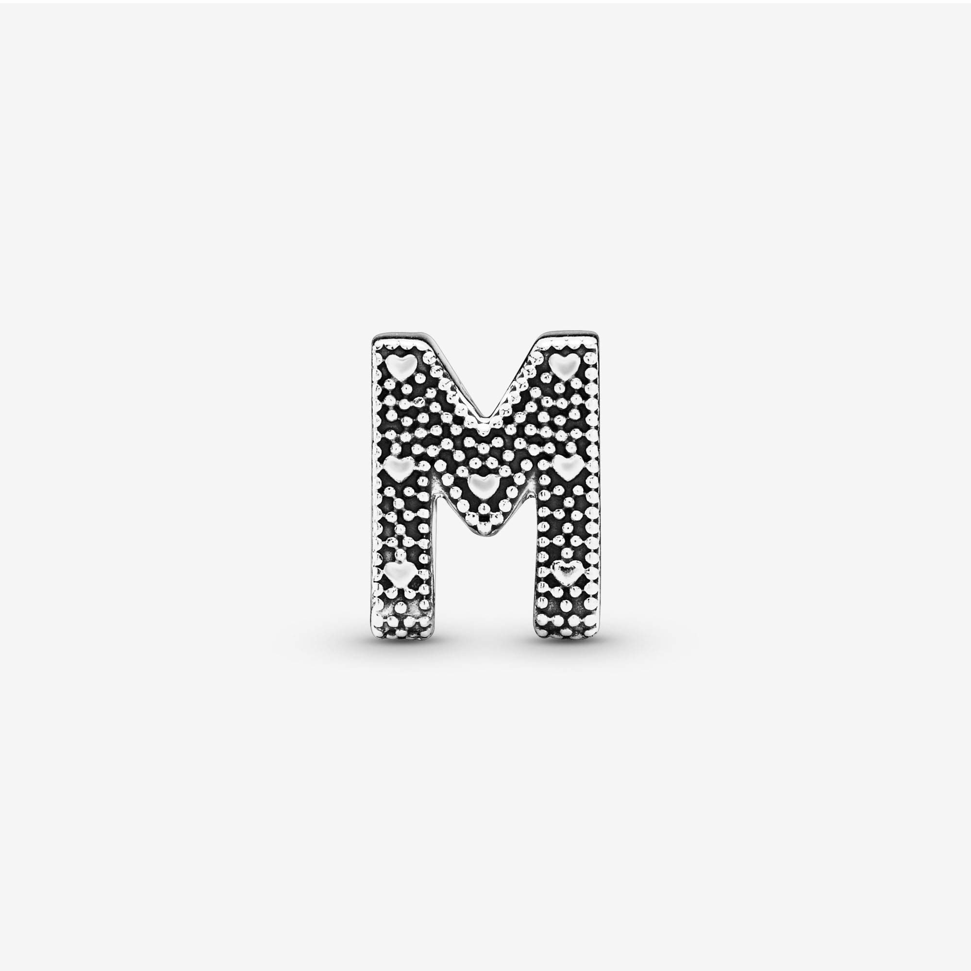PANDORA Jewelry Letter Alphabet Charm - Beautiful Charm Letter Charm Bracelets - Perfect Anniversary, Holiday, or Birthday Gift - Sterling Silver
