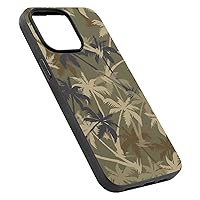 Palm Tree Camouflage Protective Phone Case Ultra Slim Case Shockproof Phone Cover Shell Compatible for iPhone 14 Pro Max
