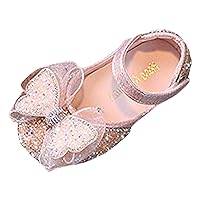 Fashion Summer Girls Dance Shoes Princess Dress Performance Shoes Pearl Sequin Ribbon Bow Light Solid Buoy Boots Kids