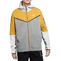 Nike Sportswear Tech Fleece Full-zip Hoodie Mens Size 3X-Large Light Smoke Grey/Birch Heather-white