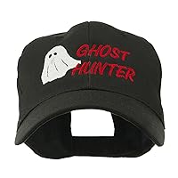 Halloween Ghost Hunter Embroidered Cap Blue Navy