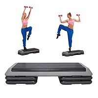 HongK- Workout Aerobic Step platform 43''Sports Fitness Exercise Adjustable Stepper 4