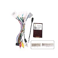 16pin Car Stereo Radio Power Wiring Harness with Canbus Box for Nissan X-Trail Teana Navara Qashqai Sentra with Bose Amplifier & OEM Rearview Camera