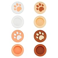 SUPERFINDINGS 8Pcs 4 Styles Silicone Replacement Cat Paw Thumb Grip Caps Thumb Grip Analog Stick Cover Joystick Cap Soft Silicone Cover with 11mm Inner Diameter for Joy-Con Controller