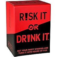 Fun Drinking Game for Parties: 150 Hilarious Dares & Risky Questions for Adults Games Nights - Adult Cards for Party Pregames, College or Bachelorette