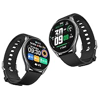 Portzon Smart Watch for iOS and Android Phones, Watches for Men Women IP68 Waterproof Smartwatch Fitness Tracker Watch with Heart Rate/Sleep Monitor Steps Calories Counter