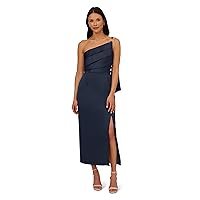 Adrianna Papell Women's Satin Crepe Dress