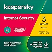 Kaspersky Internet Security 2023 | 3 Devices | 3 Years | Antivirus and Secure VPN Included | PC/Mac/Android | Online Code Kaspersky Internet Security 2023 | 3 Devices | 3 Years | Antivirus and Secure VPN Included | PC/Mac/Android | Online Code Kaspersky Internet Security Kaspersky Total Security