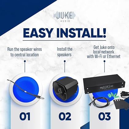 JUKE AUDIO Multi-Zone Amplifier | Whole-Home Audio System for Wireless Streaming