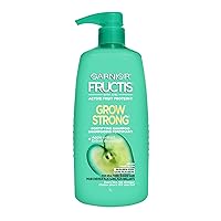 Garnier Fructis Grow Strong Shampoo, 33.8 Fl Oz, 1 Count (Packaging May Vary)