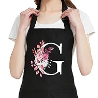 Personalized Aprons for Women with Pockets, Cute Aprons for Women Chef Baking, Cooking Gifts for Mom Birthday