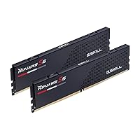 G.SKILL Ripjaws S5 Series (Intel XMP 3.0) DDR5 RAM 32GB (2x16GB) 6000MT/s CL36-36-36-96 1.35V Desktop Computer Memory UDIMM - Matte Black (F5-6000J3636F16GX2-RS5K)