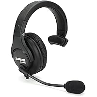 Shure BRH441M-LC Single-Sided Broadcast Headset, Less Cable