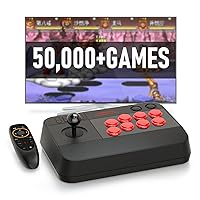 Classic Arcade Super Console Arcade X3 has 3D Joystick Controller and Retro Game Console 2 in 1,Pre-installed 50,000+ Games,Emuelec 4.5/Android 9.0/CoreE 3 System,Supports 4K UHD,BT4.0 Plug and Play