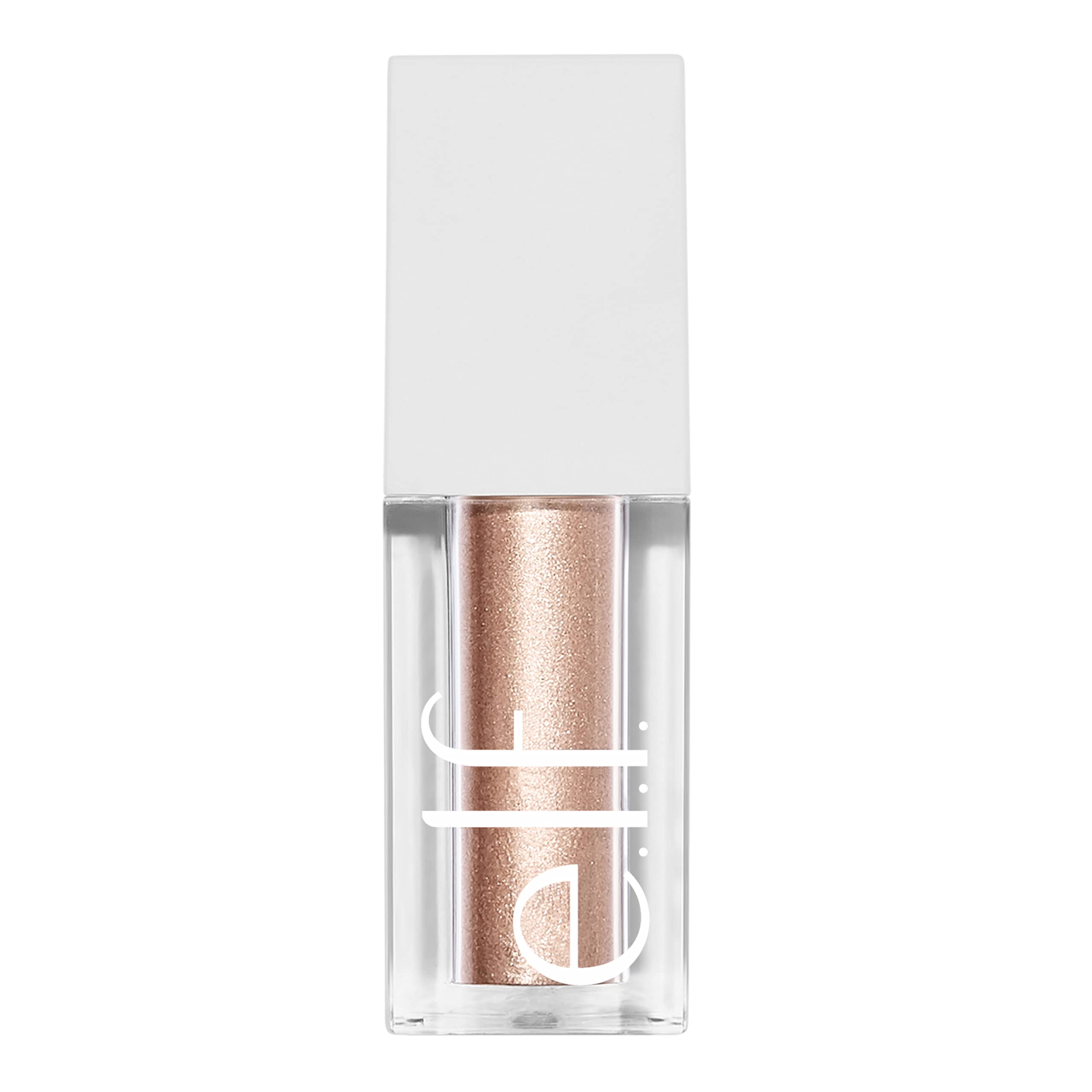 e.l.f. Liquid Metallic Eyeshadow, Gel Formula, Multi-Dimensional Finish For Bold Eye Looks, One-Swipe Coverage, Vegan & Cruelty-Free, Moon, 0.1 Fl Oz