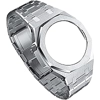 All Stainless Steel Watch Bezel Strap Replacement Accessories，For GA2100/GA2110 Men's Women Watches DIY