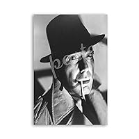 RUIUIPTG Movie Actor Poster Humphrey Bogart Portrait Art Poster (5) Canvas Painting Wall Art Poster for Bedroom Living Room Decor 08x12inch(20x30cm) Unframe-style