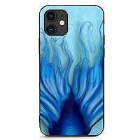Blue Mermaid Tail Fashion Compatible with iPhone 11 Phone Case Anti-Scratch Full Body Protective Covers Gifts Unisex
