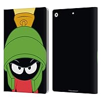 Head Case Designs Officially Licensed Looney Tunes Marvin The Martian Characters Leather Book Wallet Case Cover Compatible with Apple iPad 10.2 2019/2020/2021