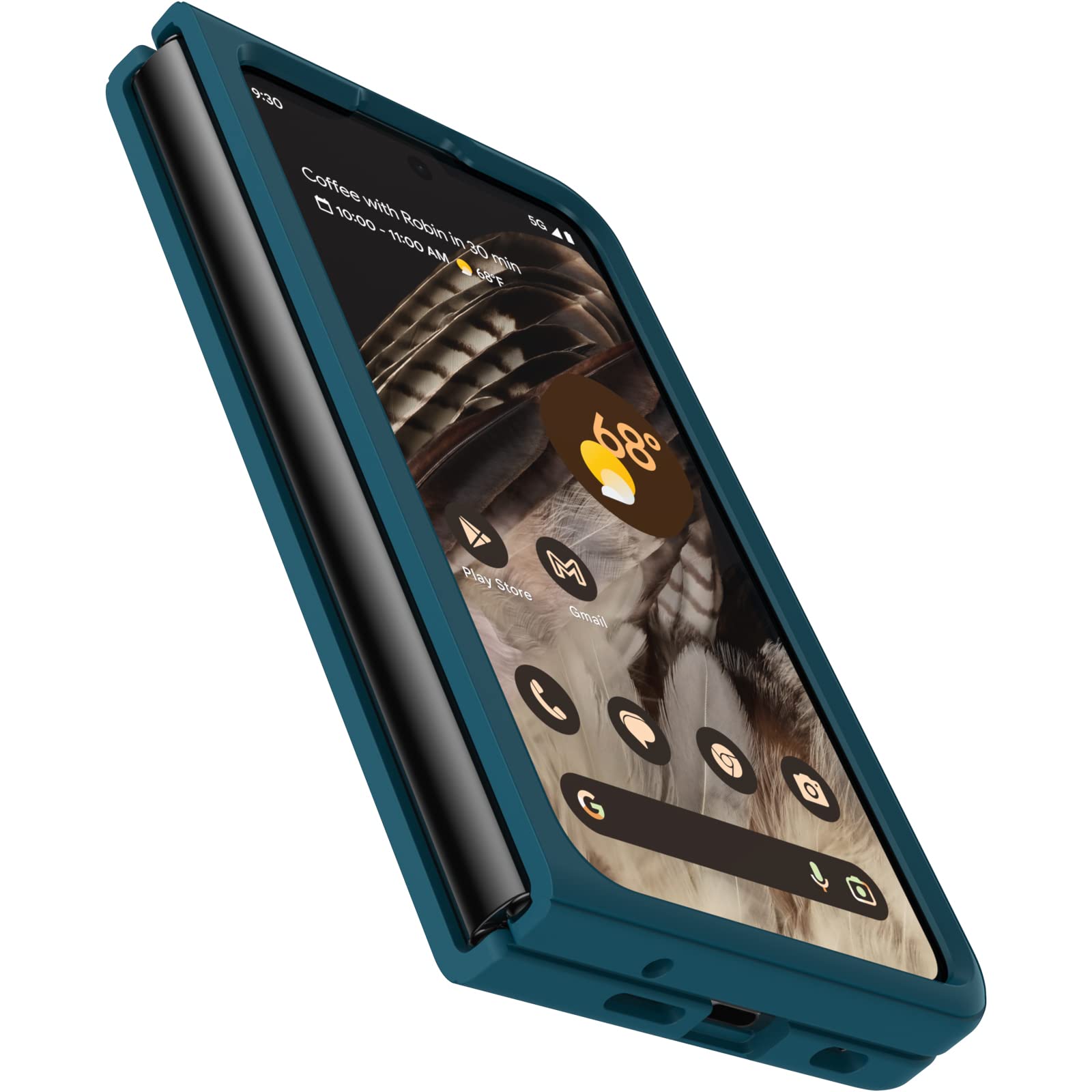 OtterBox Thin Flex Series case for Google Pixel FOLD - Pacific Reef (Blue)